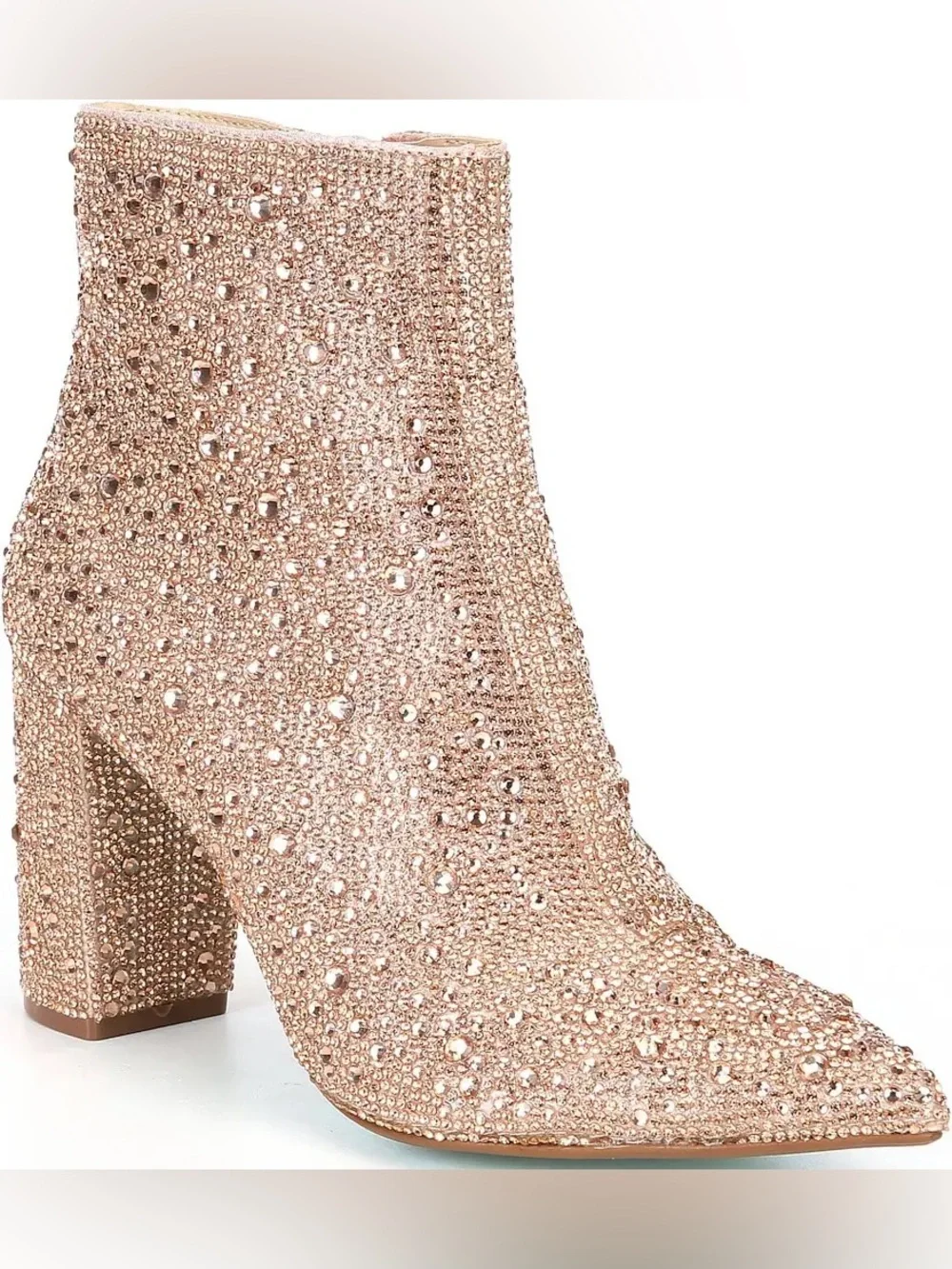 Rhinestone Cady Ankle Booties